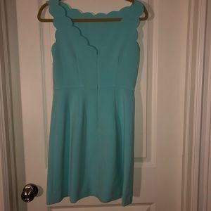 Beautiful Tiffany blue scalloped dress!